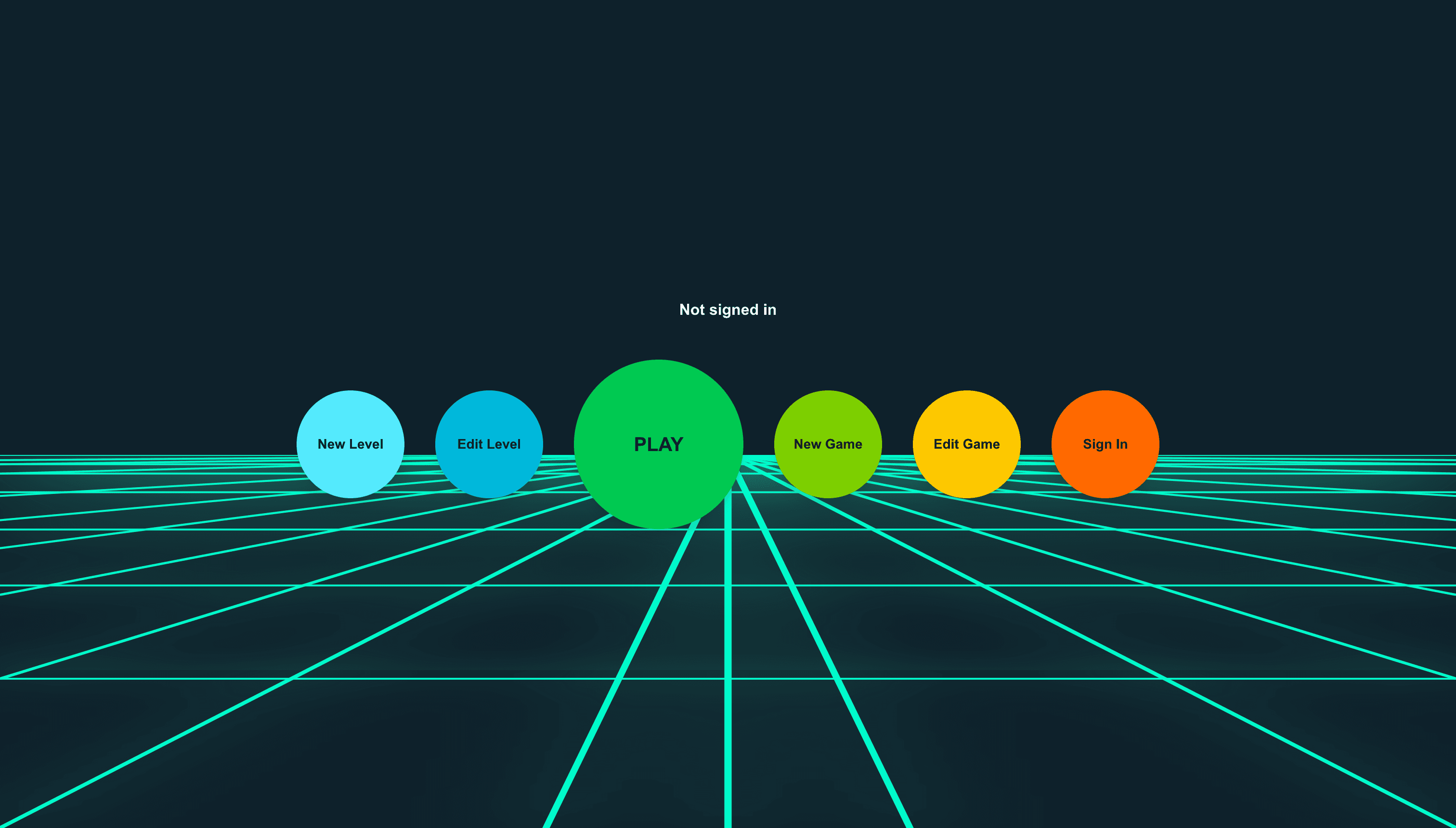 GetInShape main game menu