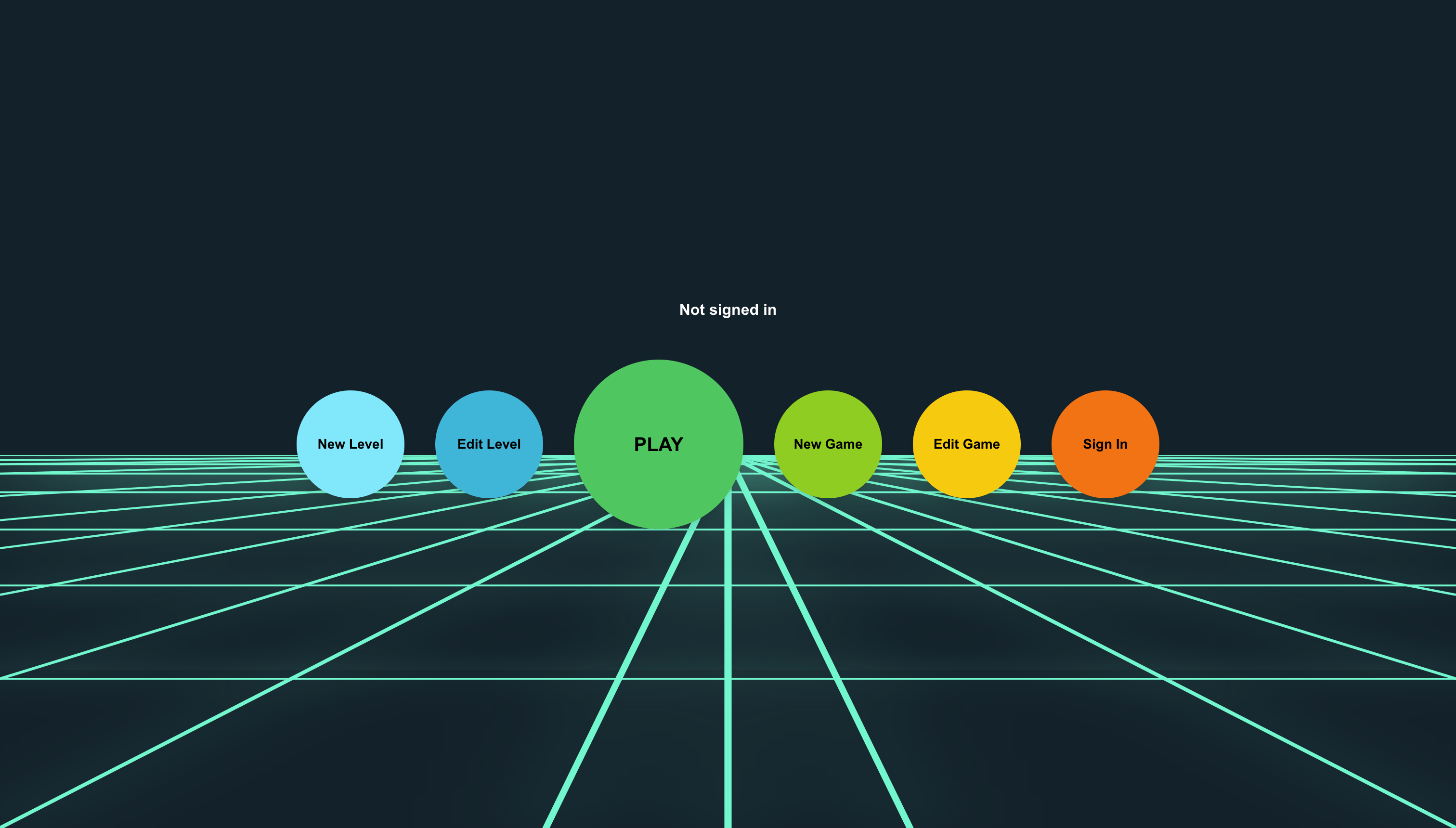 GetInShape educational embodied-learning game main menu built by Rex Digital